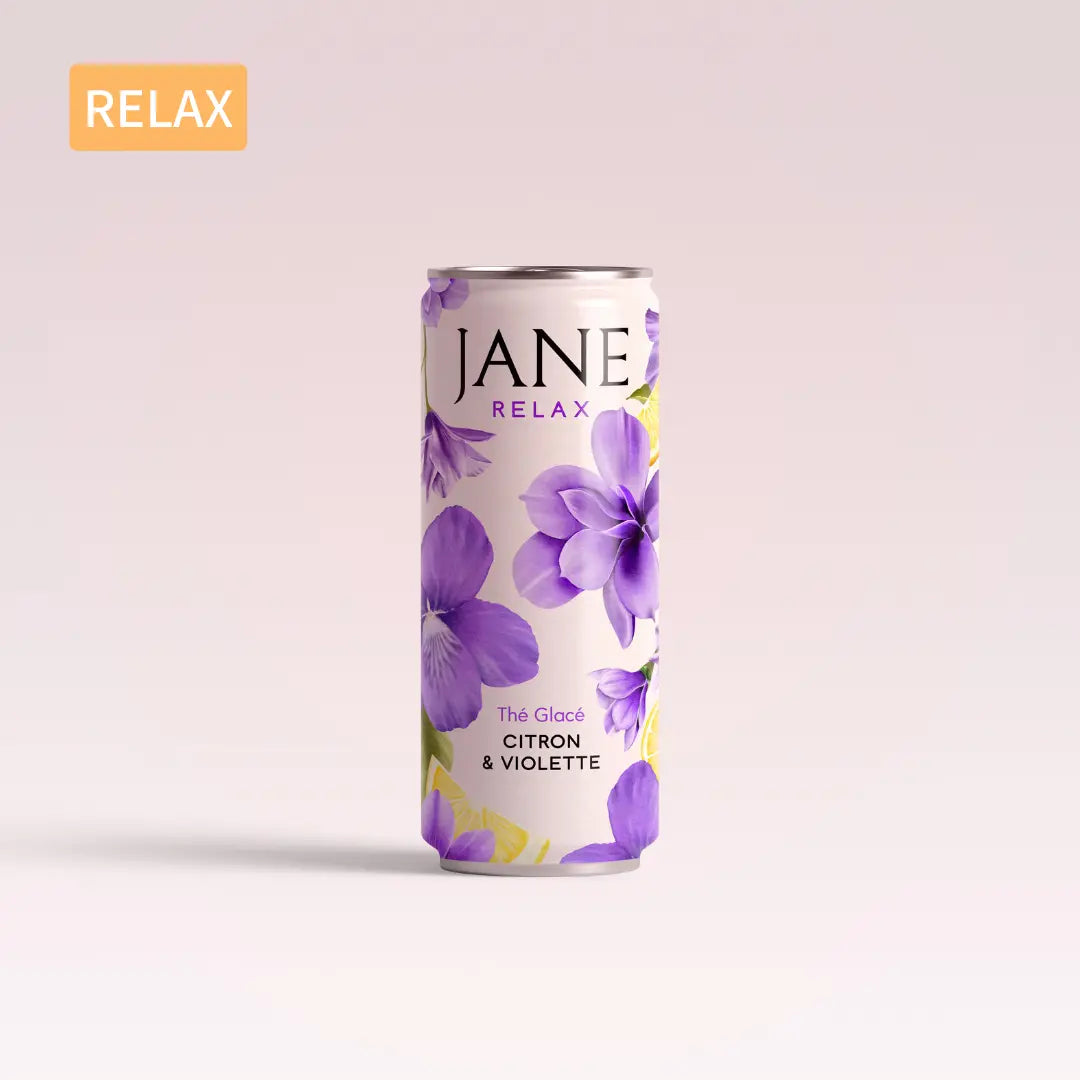 Jane boisson thé glacé citron violette relaxant