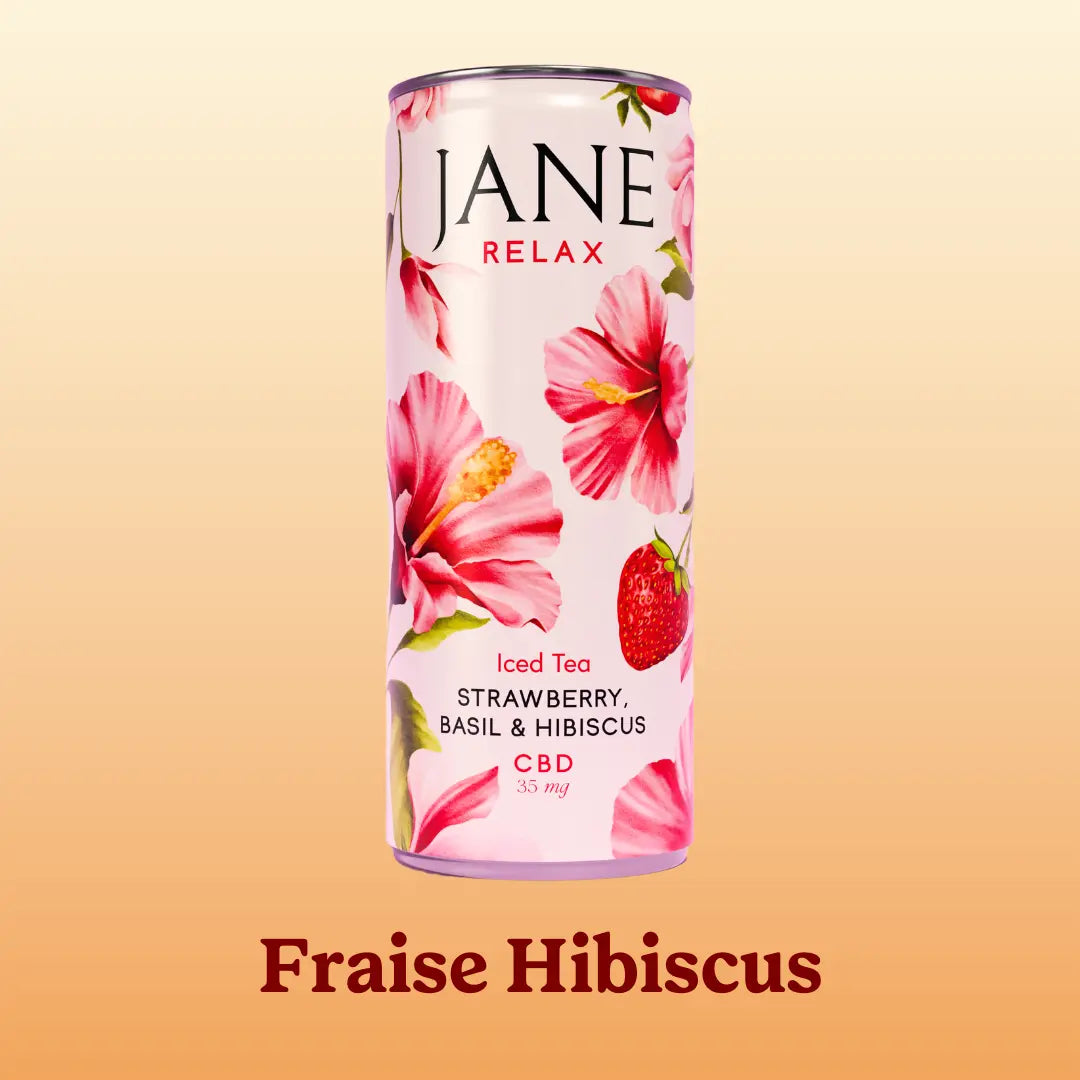 RELAX - Fraise Basilic & Hibiscus JANE