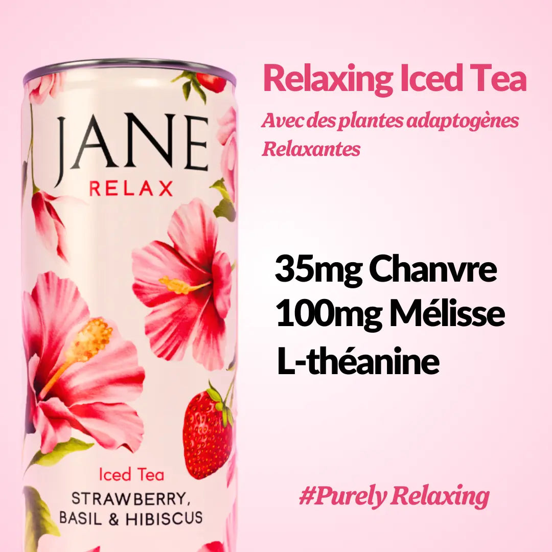 RELAX - Fraise Basilic & Hibiscus JANE