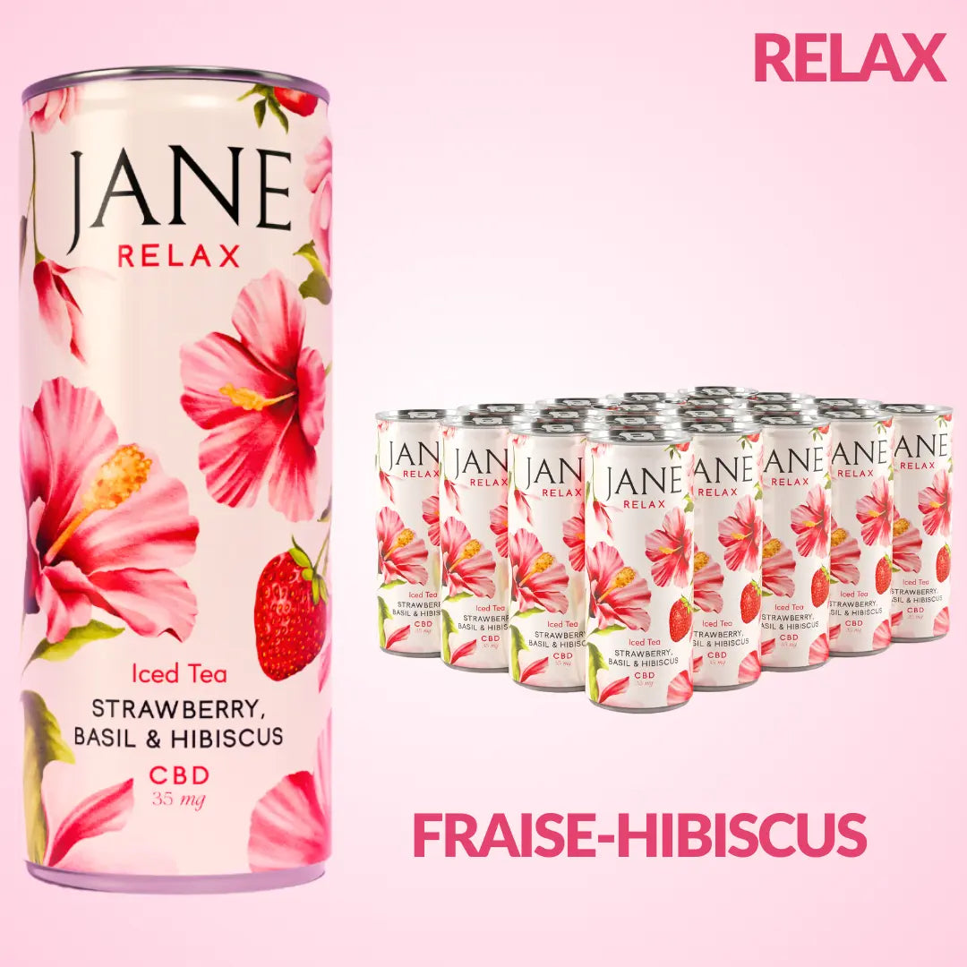 RELAX - Fraise Basilic & Hibiscus JANE